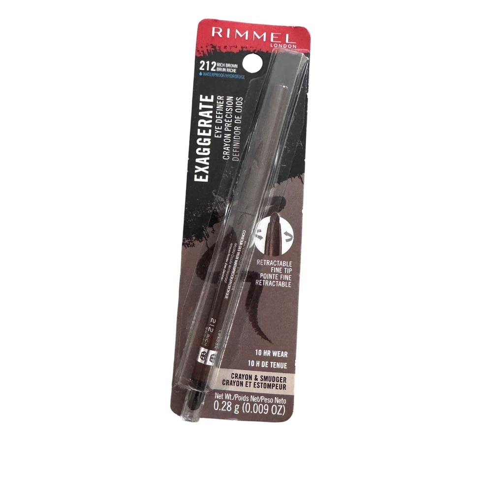 Rimmel London Exaggerate Eye Definer 212 Rich Brown Waterproof‎ Eyeliner Pencil